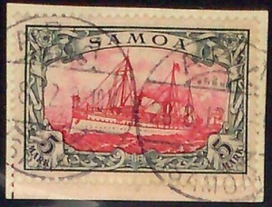 Samoa - 5M. ohne WZ.
